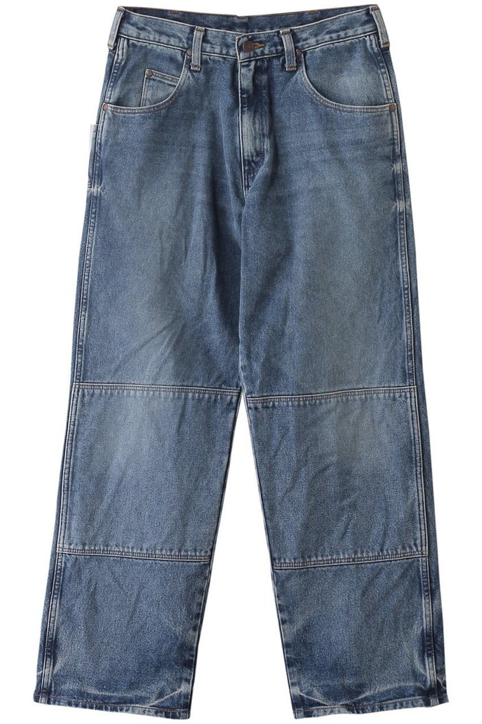 【エヌ.ハリウッド/N.HOOLYWOOD / MEN】の【MEN】【N.HOOLYWOOD × Wrangler】DOUBLE KNEE デニムパンツ インテリア・キッズ・メンズ・レディースファッション・服の通販 founy(ファニー) https://founy.com/ ファッション Fashion メンズファッション Fashion for Men ボトムス Bottoms デニムパンツ・ジーンズ Denim Pants おすすめ Recommended / Our Picks シンプル Simple, Minimal ジャケット Jacket, Outerwear セットアップ Set-Up, Coordinated Outfit デニム Denim, Jeans Material ワイド Wide, Wide Fit ワーク Workwear, Utility Style |ID: prp329100004199178 ipo3291000000032934084