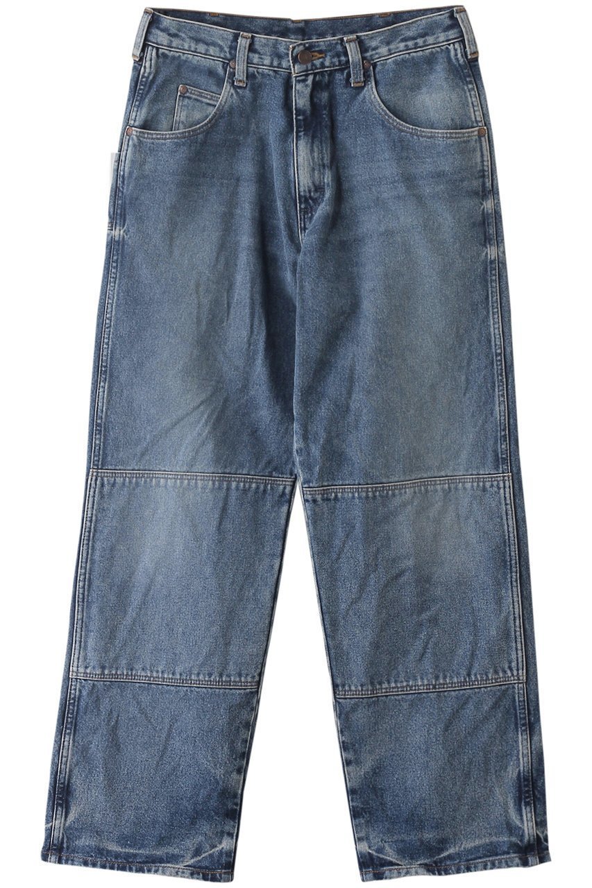 【エヌ.ハリウッド/N.HOOLYWOOD / MEN】の【MEN】【N.HOOLYWOOD × Wrangler】DOUBLE KNEE デニムパンツ 人気、トレンドファッション・服の通販 founy(ファニー) 　ファッション　Fashion　メンズファッション　Fashion for Men　ボトムス　Bottoms　デニムパンツ・ジーンズ　Denim Pants　おすすめ　Recommended / Our Picks　シンプル　Simple, Minimal　ジャケット　Jacket, Outerwear　セットアップ　Set-Up, Coordinated Outfit　デニム　Denim, Jeans Material　ワイド　Wide, Wide Fit　ワーク　Workwear, Utility Style　 other-1|ID: prp329100004199178 ipo3291000000032934084