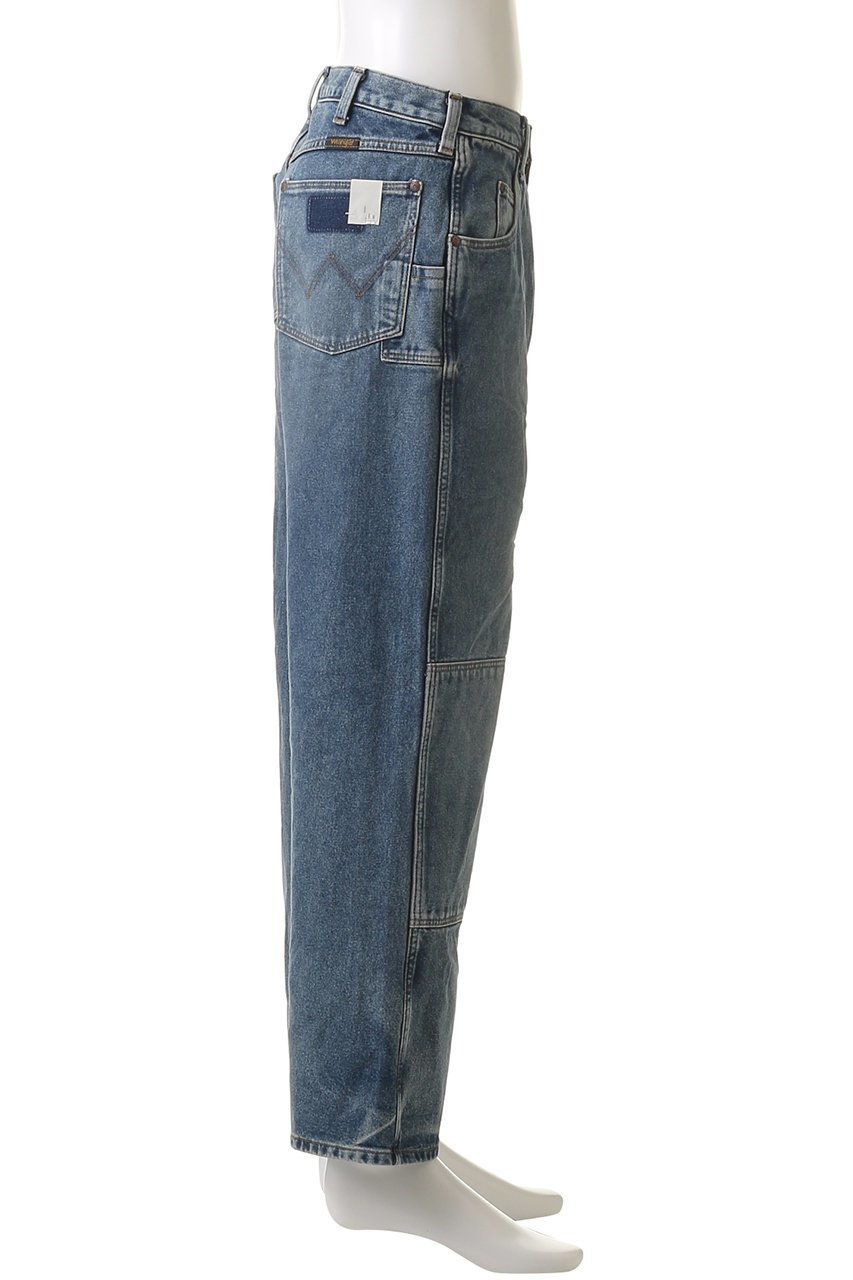 【エヌ.ハリウッド/N.HOOLYWOOD / MEN】の【MEN】【N.HOOLYWOOD × Wrangler】DOUBLE KNEE デニムパンツ 人気、トレンドファッション・服の通販 founy(ファニー) 　ファッション　Fashion　メンズファッション　Fashion for Men　ボトムス　Bottoms　デニムパンツ・ジーンズ　Denim Pants　おすすめ　Recommended / Our Picks　シンプル　Simple, Minimal　ジャケット　Jacket, Outerwear　セットアップ　Set-Up, Coordinated Outfit　デニム　Denim, Jeans Material　ワイド　Wide, Wide Fit　ワーク　Workwear, Utility Style　other-3|ID: prp329100004199178 ipo3291000000032934113