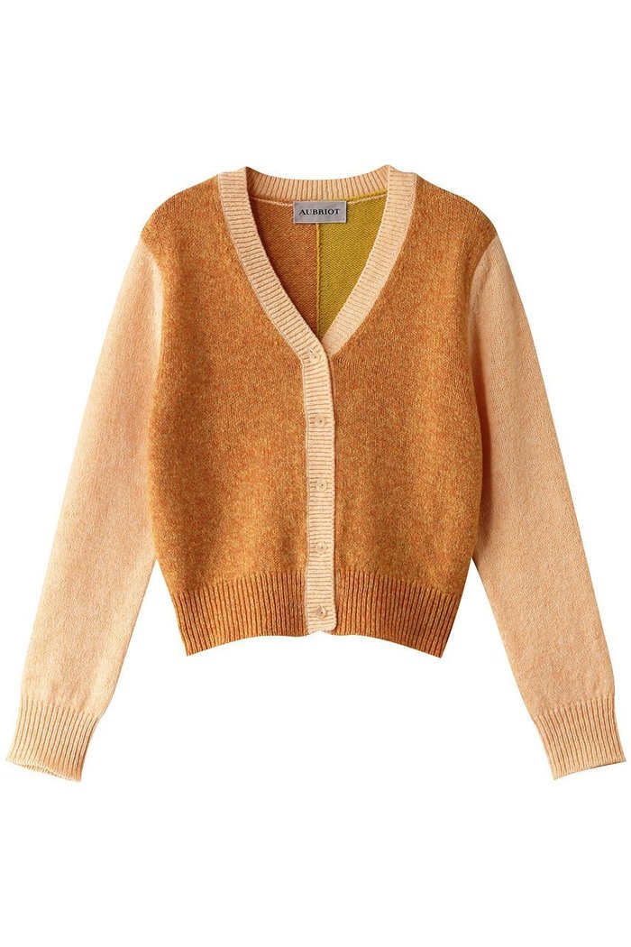 【オブリオ/AUBRIOT】のイタリアンウール カーディガン インテリア・キッズ・メンズ・レディースファッション・服の通販 founy(ファニー) https://founy.com/ ファッション Fashion レディースファッション Fashion for Women トップス・カットソー Cut & Sew Tops ニット Knit Tops & Sweaters カーディガン・羽織り Layered Style Cardigans イタリア Italy カーディガン Cardigan, Knitwear コンパクト Compact, Small Size ブロッキング Color Blocking, Panel Design リラックス Relax, Relaxed Fit |ID: prp329100004199181 ipo3291000000035656004