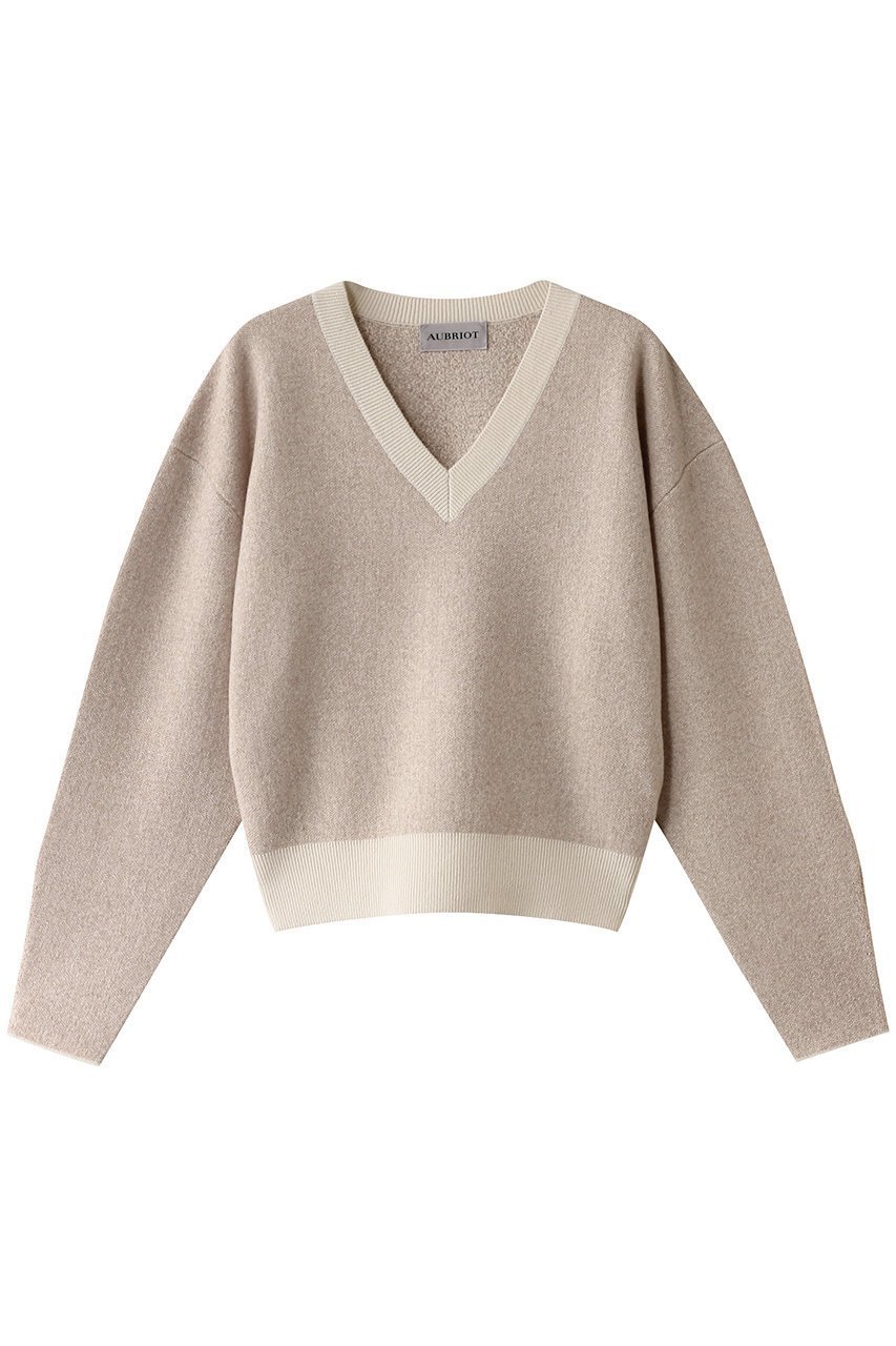 【オブリオ/AUBRIOT】のウールカシミヤ プルオーバー 人気、トレンドファッション・服の通販 founy(ファニー) 　ファッション　Fashion　レディースファッション　Fashion for Women　トップス・カットソー　Cut & Sew Tops　ニット　Knit Tops & Sweaters　カジュアルプルオーバー・ニットトップス　Pullovers & Knit Tops / Casual Pullovers　おすすめ　Recommended / Our Picks　コンパクト　Compact, Small Size　ショルダー　Shoulder, Shoulder Strap　セットアップ　Set-Up, Coordinated Outfit　ドロップ　Drop Shoulder, Dropped Style　ミックス　Mix, Mixed Style　エレガント 上品　Elegant　 other-1|ID: prp329100004199182 ipo3291000000036896372