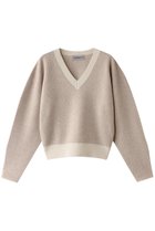 【オブリオ/AUBRIOT】のウールカシミヤ プルオーバー 人気、トレンドファッション・服の通販 founy(ファニー) ファッション Fashion レディースファッション Fashion for Women トップス・カットソー Cut & Sew Tops ニット Knit Tops & Sweaters カジュアルプルオーバー・ニットトップス Pullovers & Knit Tops / Casual Pullovers おすすめ Recommended / Our Picks コンパクト Compact, Small Size ショルダー Shoulder, Shoulder Strap セットアップ Set-Up, Coordinated Outfit ドロップ Drop Shoulder, Dropped Style ミックス Mix, Mixed Style エレガント 上品 Elegant thumbnail ベージュ|ID: prp329100004199182 ipo3291000000036896373