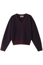 【オブリオ/AUBRIOT】のウールカシミヤ プルオーバー 人気、トレンドファッション・服の通販 founy(ファニー) ファッション Fashion レディースファッション Fashion for Women トップス・カットソー Cut & Sew Tops ニット Knit Tops & Sweaters カジュアルプルオーバー・ニットトップス Pullovers & Knit Tops / Casual Pullovers おすすめ Recommended / Our Picks コンパクト Compact, Small Size ショルダー Shoulder, Shoulder Strap セットアップ Set-Up, Coordinated Outfit ドロップ Drop Shoulder, Dropped Style ミックス Mix, Mixed Style エレガント 上品 Elegant thumbnail ボルドー|ID: prp329100004199182 ipo3291000000036896374
