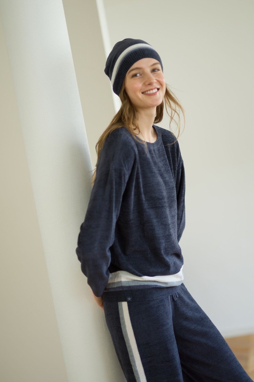 【ベアフット ドリームズ/BAREFOOT DREAMS】のコージーシックウルトラライト マルチストライプ ビーニー 人気、トレンドファッション・服の通販 founy(ファニー) ファッション Fashion レディースファッション Fashion for Women トップス・カットソー Cut & Sew Tops ニット Knit Tops & Sweaters キャップ&ハット Hats & Caps キャップ Cap, Baseball Cap シンプル Simple, Minimal ストライプ Stripe, Striped Pattern 帽子 Hat, Headwear A/W・秋冬 Autumn/Winter other-5|ID: prp329100004199194 ipo3291000000032816182