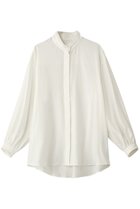 【エリオポール/heliopole】のフリルスタンドカラーブラウス 人気、トレンドファッション・服の通販 founy(ファニー) ファッション Fashion レディースファッション Fashion for Women トップス・カットソー Cut & Sew Tops シャツ・ブラウス・オフィスカジュアル Elegant Blouses & Button-Ups エアリー Airy Texture シアー Sheer, See-Through シンプル Simple, Minimal ジャケット Jacket, Outerwear スタンド Stand Collar, Upright Stand スリーブ Sleeve, Long Sleeve / Short Sleeve フリル Frill, Ruffle ロング Long, Long-Length thumbnail アイボリー|ID: prp329100004199206 ipo3291000000035923259