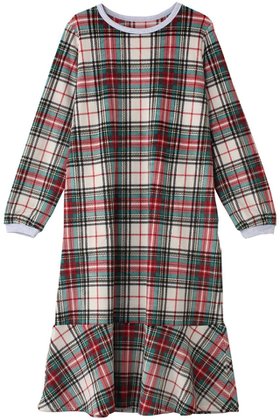 【キッドブルー/KID BLUE】 24ストレッチシャギータータンチェックワンピース人気、トレンドファッション・服の通販 founy(ファニー) ファッション Fashion レディースファッション WOMEN ワンピース Dress フレア Flare リラックス Relax NEW・新作・新着・新入荷 New Arrivals |ID:prp329100004199214