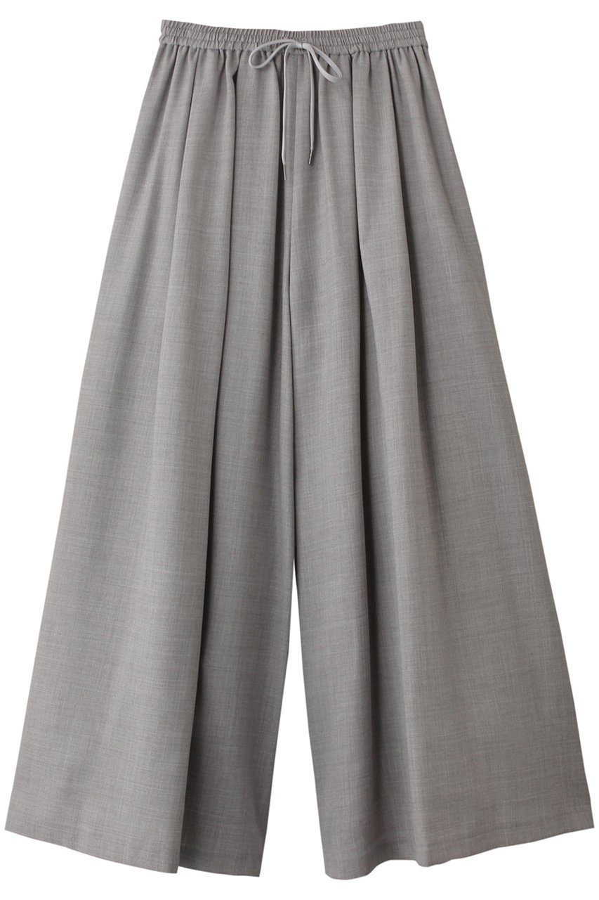 【ル フィル/LE PHIL】のドライウールワイドパンツ インテリア・キッズ・メンズ・レディースファッション・服の通販 founy(ファニー) 　ファッション　Fashion　レディースファッション　Fashion for Women　パンツ　Pants & Trousers　おすすめ　Recommended / Our Picks　フレア　Flare, Flared　ベーシック　Basic, Essential　グレー|ID: prp329100004199216 ipo3291000000035491941