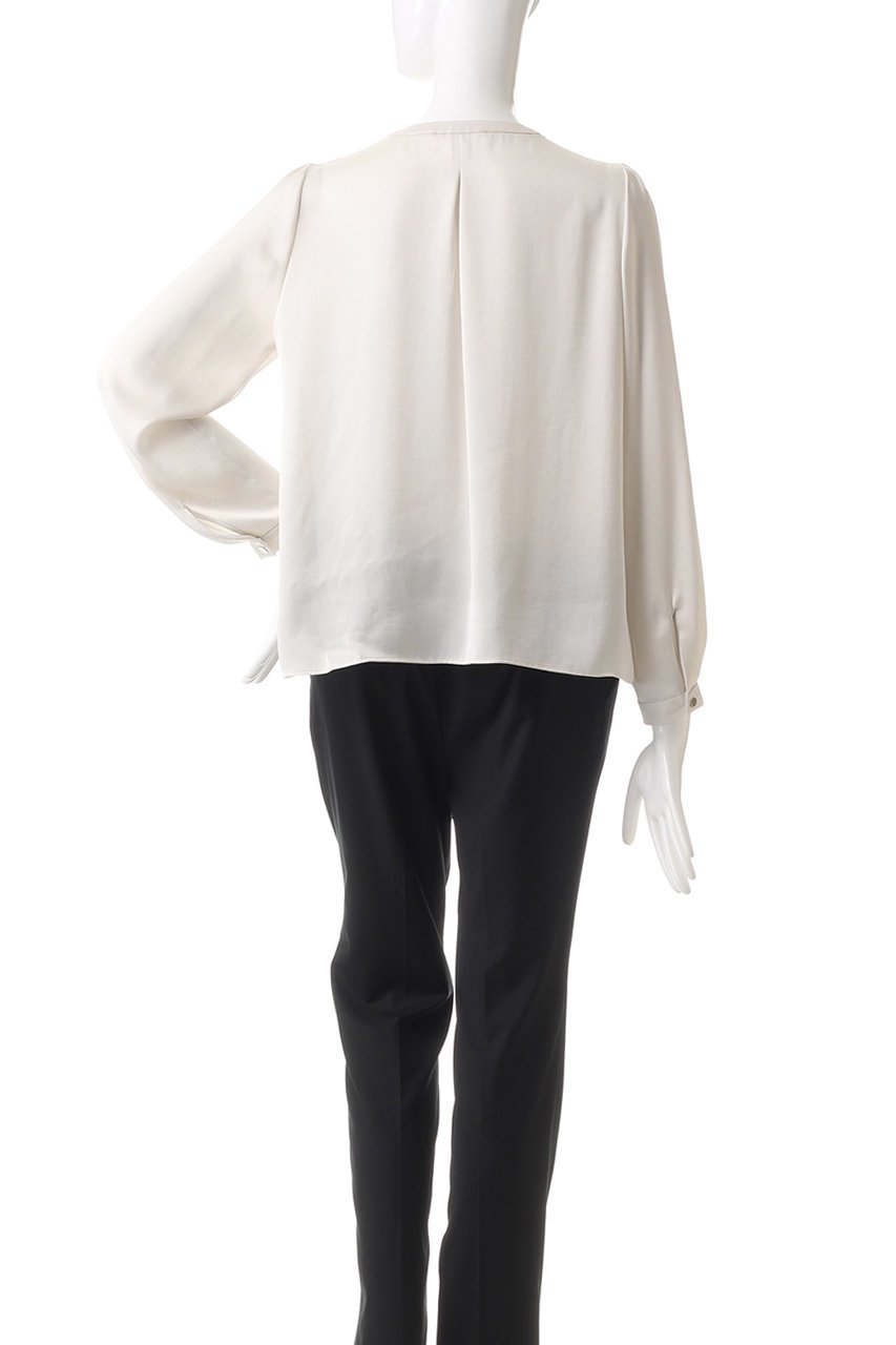 【アナイ/ANAYI】のヴィンテージサテンラッフルブラウス 人気、トレンドファッション・服の通販 founy(ファニー) 　ファッション　Fashion　レディースファッション　Fashion for Women　トップス・カットソー　Cut & Sew Tops　シャツ・ブラウス・オフィスカジュアル　Elegant Blouses & Button-Ups　サテン　Satin, Glossy Fabric　スリーブ　Sleeve, Long Sleeve / Short Sleeve　ラッフル　Ruffle, Frill　ロング　Long, Long-Length　ヴィンテージ　Vintage Style　エレガント 上品　Elegant　A/W・秋冬　Autumn/Winter　other-4|ID: prp329100004199217 ipo3291000000032889137