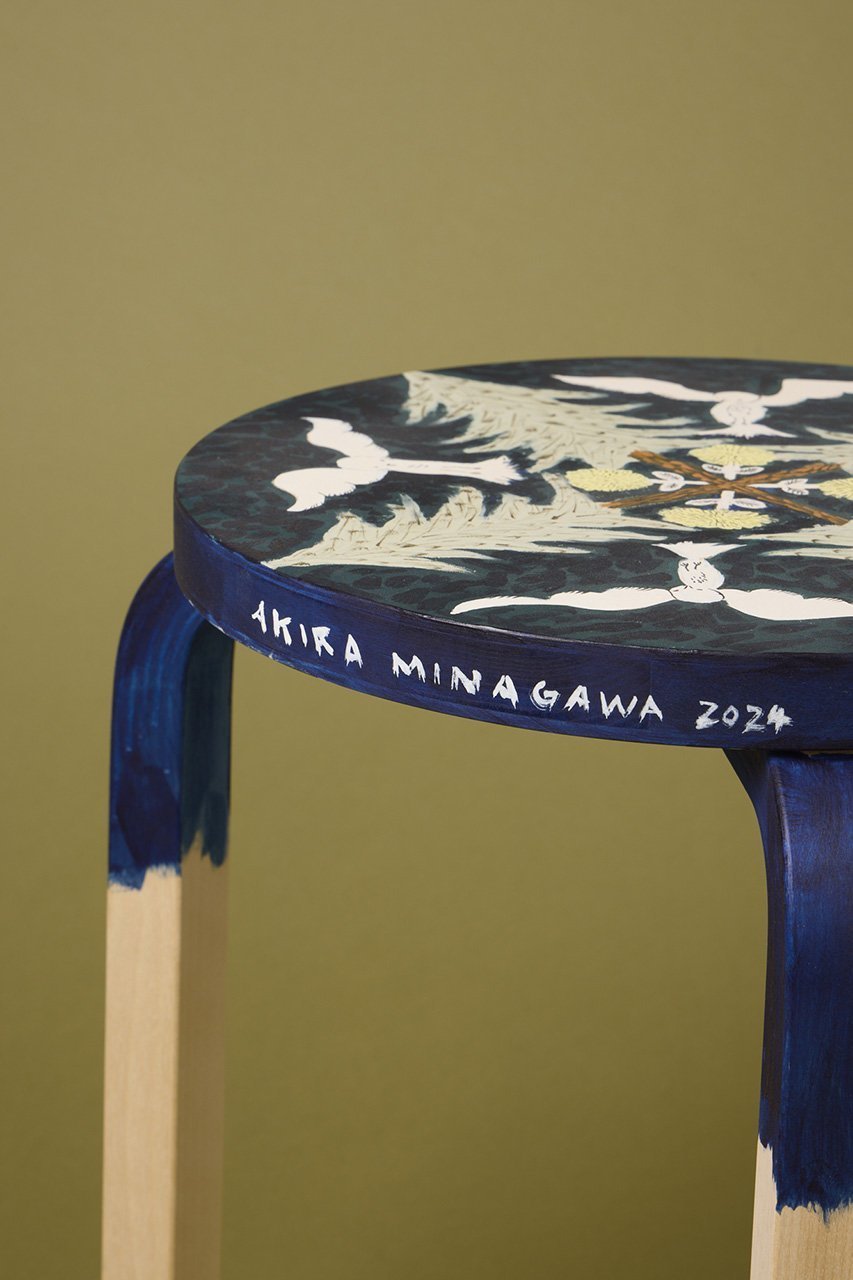【ミナ ペルホネン/mina perhonen / GOODS】の【抽選販売】皆川明さんが絵を描いたスツール 60『春告鳥 ハルツゲドリ』 人気、トレンドファッション・服の通販 founy(ファニー) 　春　Spring　スペシャル　Special　年末年始　The Year-End And New Year Holidays　other-4|ID: prp329100004200866 ipo3291000000031368804
