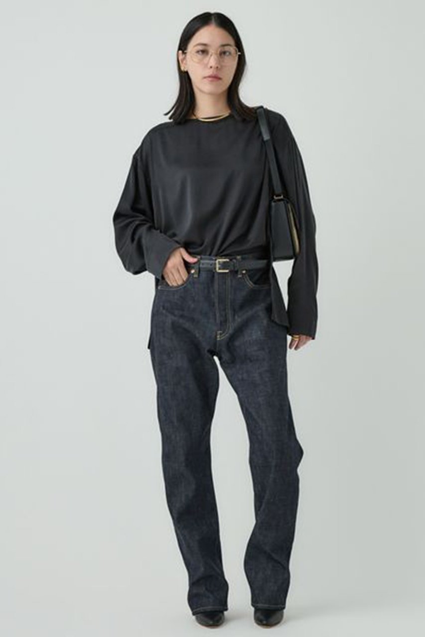 【カオス/Chaos】のシルクモーラロングTシャツ 人気、トレンドファッション・服の通販 founy(ファニー) 　ファッション　Fashion　レディースファッション　Fashion for Women　トップス・カットソー　Cut & Sew Tops　シャツ・ブラウス・オフィスカジュアル　Elegant Blouses & Button-Ups　ロングTシャツ・Tシャツ　Longline T-Shirts & Tees　カットソー・ベーシックTシャツ　Cut-and-Sewn Tops / Stretch Tees & Basics　サテン　Satin, Glossy Fabric　シルク　Silk, 100% Silk　ストレッチ　Stretch, Stretchy Fabric　スリット　Slit, Slit Detail　スリーブ　Sleeve, Long Sleeve / Short Sleeve　ロング　Long, Long-Length　エレガント 上品　Elegant　人気　Popular, Best Seller　A/W・秋冬　Autumn/Winter　 other-1|ID: prp329100004200917 ipo3291000000036064807