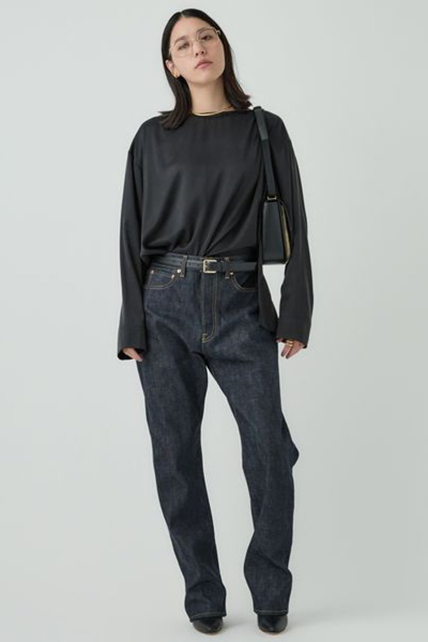 【カオス/Chaos】のシルクモーラロングTシャツ 人気、トレンドファッション・服の通販 founy(ファニー) 　ファッション　Fashion　レディースファッション　Fashion for Women　トップス・カットソー　Cut & Sew Tops　シャツ・ブラウス・オフィスカジュアル　Elegant Blouses & Button-Ups　ロングTシャツ・Tシャツ　Longline T-Shirts & Tees　カットソー・ベーシックTシャツ　Cut-and-Sewn Tops / Stretch Tees & Basics　サテン　Satin, Glossy Fabric　シルク　Silk, 100% Silk　ストレッチ　Stretch, Stretchy Fabric　スリット　Slit, Slit Detail　スリーブ　Sleeve, Long Sleeve / Short Sleeve　ロング　Long, Long-Length　エレガント 上品　Elegant　人気　Popular, Best Seller　A/W・秋冬　Autumn/Winter　other-2|ID: prp329100004200917 ipo3291000000036064809