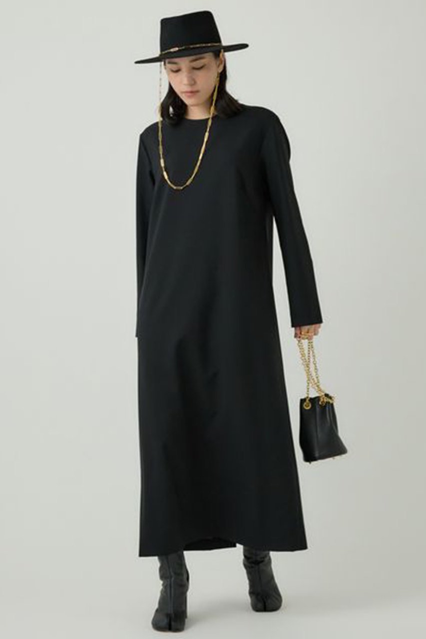 【カオス/Chaos】のロアンヌワンピース 人気、トレンドファッション・服の通販 founy(ファニー) 　ファッション　Fashion　レディースファッション　Fashion for Women　ワンピース　Dresses　チュニック　Tunic Tops & Dresses　なめらか　Smooth, Silky Texture　ストレッチ　Stretch, Stretchy Fabric　スリット　Slit, Slit Detail　チュニック　Tunic, Long Top　ロング　Long, Long-Length　other-3|ID: prp329100004200920 ipo3291000000032889977