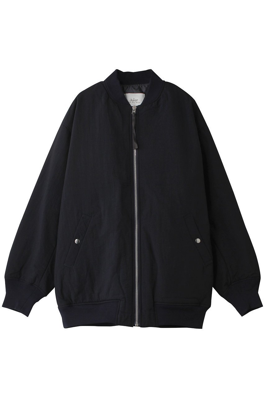 【ジュリエ/Julier】のMA-1 インテリア・キッズ・メンズ・レディースファッション・服の通販 founy(ファニー) 　ファッション　Fashion　レディースファッション　Fashion for Women　アウター　Coat / Outerwear Collection　MA-1ジャケット　MA-1 Bomber Jackets / Flight Jackets　スポーツウェア　Functional & Stylish Sportswear　スポーツ アウター　Sports Outerwear / Running Jacket / Windbreaker　スポーツ　Sports, Activewear　フロント　Front, Front Design　ネイビー|ID: prp329100004200927 ipo3291000000035449146