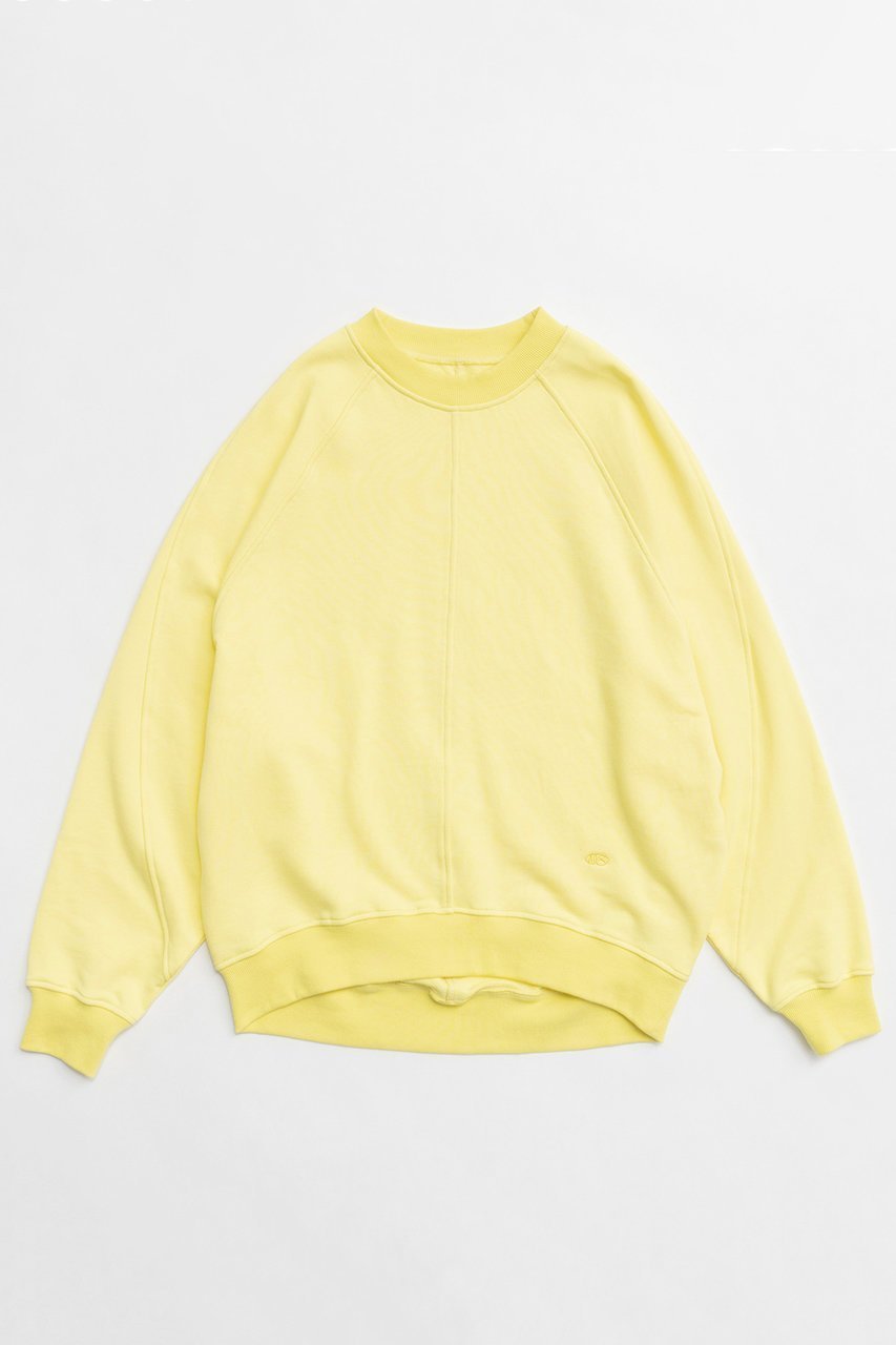 【メゾンスペシャル/MAISON SPECIAL】のMulti Color Oversize Sweatshirt/マルチカラーオーバーサイズスウェット インテリア・キッズ・メンズ・レディースファッション・服の通販 founy(ファニー) 　ファッション　Fashion　レディースファッション　Fashion for Women　トップス・カットソー　Cut & Sew Tops　シャツ・ブラウス・オフィスカジュアル　Elegant Blouses & Button-Ups　レディースパーカー・カジュアルフーディー　Casual Hoodies & Sweatshirts　ロングTシャツ・Tシャツ　Longline T-Shirts & Tees　スウェット・クルーネックトップス　Sweatshirts & Crewnecks / Relaxed Fit Sweat Tops　カットソー・ベーシックTシャツ　Cut-and-Sewn Tops / Stretch Tees & Basics　シンプル　Simple, Minimal　スウェット / スエット　Sweatshirt, Sweatwear　ロング　Long, Long-Length　ワンポイント　One Point, Statement Accent　YEL(イエロー)|ID: prp329100004200928 ipo3291000000032892120