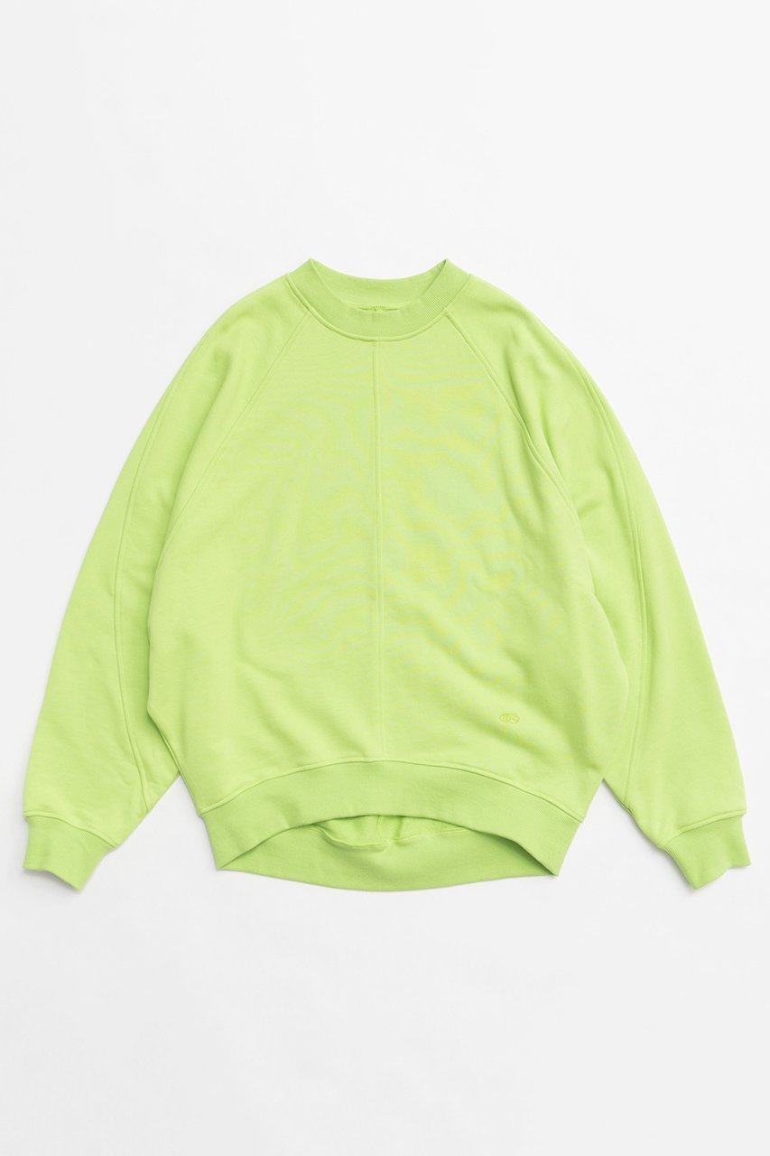 【メゾンスペシャル/MAISON SPECIAL】のMulti Color Oversize Sweatshirt/マルチカラーオーバーサイズスウェット インテリア・キッズ・メンズ・レディースファッション・服の通販 founy(ファニー) 　ファッション　Fashion　レディースファッション　Fashion for Women　トップス・カットソー　Cut & Sew Tops　シャツ・ブラウス・オフィスカジュアル　Elegant Blouses & Button-Ups　レディースパーカー・カジュアルフーディー　Casual Hoodies & Sweatshirts　ロングTシャツ・Tシャツ　Longline T-Shirts & Tees　スウェット・クルーネックトップス　Sweatshirts & Crewnecks / Relaxed Fit Sweat Tops　カットソー・ベーシックTシャツ　Cut-and-Sewn Tops / Stretch Tees & Basics　シンプル　Simple, Minimal　スウェット / スエット　Sweatshirt, Sweatwear　ロング　Long, Long-Length　ワンポイント　One Point, Statement Accent　GRN(グリーン)|ID: prp329100004200928 ipo3291000000032892128