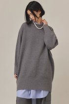 【カレンソロジー/Curensology】のセッケツステッチニットチュニック グレー|ID: prp329100004200934 ipo3291000000032615320