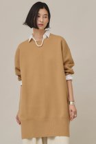 【カレンソロジー/Curensology】のセッケツステッチニットチュニック ベージュ|ID: prp329100004200934 ipo3291000000032615321
