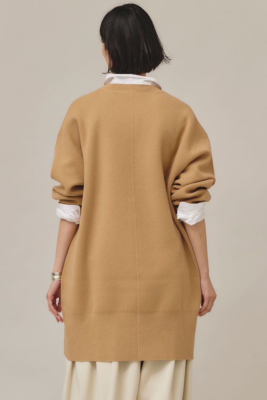 【カレンソロジー/Curensology】のセッケツステッチニットチュニック 人気、トレンドファッション・服の通販 founy(ファニー) 　ファッション　Fashion　レディースファッション　Ladies' Fashion Online　トップス・カットソー　Tops/Tshirt　ニット　Knit Tops　プルオーバー　Pullover　おすすめ　Recommend　カットソー　Cut And Sew　シンプル　Simple　チュニック　Tunic　ボトム　Bottom　ロング　Long　冬　Winter　other-4|ID: prp329100004200934 ipo3291000000032615324