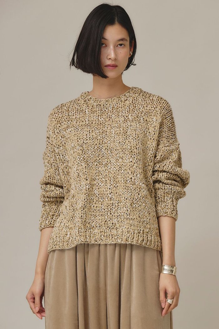 【カレンソロジー/Curensology】のミックスハンドニットプルオーバー インテリア・キッズ・メンズ・レディースファッション・服の通販 founy(ファニー) https://founy.com/ ファッション Fashion レディースファッション WOMEN トップス・カットソー Tops/Tshirt ニット Knit Tops プルオーバー Pullover コンパクト Compact シンプル Simple フレア Flare ボトム Bottom マフラー Scarf ミックス Mix 日本製 Made In Japan |ID: prp329100004200935 ipo3291000000030865926