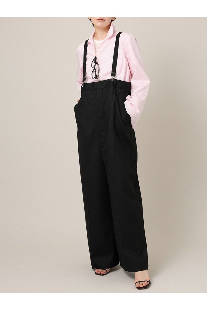 【カレンソロジー/Curensology】のウールサロペットパンツ インテリア・キッズ・メンズ・レディースファッション・服の通販 founy(ファニー) https://founy.com/ ファッション Fashion レディースファッション WOMEN サスペンダー Suspenders ショート Short ストレッチ Stretch マニッシュ Mannish |ID: prp329100004200940 ipo3291000000029104967