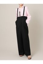 【カレンソロジー/Curensology】のウールサロペットパンツ 人気、トレンドファッション・服の通販 founy(ファニー) ファッション Fashion レディースファッション WOMEN サスペンダー Suspenders ショート Short ストレッチ Stretch マニッシュ Mannish NEW・新作・新着・新入荷 New Arrivals thumbnail ブラック|ID: prp329100004200940 ipo3291000000029104968