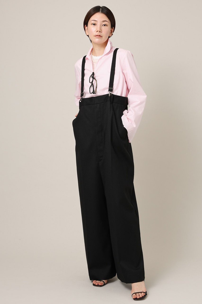 【カレンソロジー/Curensology】のウールサロペットパンツ 人気、トレンドファッション・服の通販 founy(ファニー) 　ファッション　Fashion　レディースファッション　Ladies' Fashion Online　サスペンダー　Suspenders　ショート　Short　ストレッチ　Stretch　マニッシュ　Mannish　 other-1|ID: prp329100004200940 ipo3291000000032615328