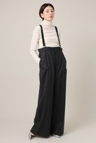 【カレンソロジー/Curensology】のウールサロペットパンツ チャコール|ID: prp329100004200940 ipo3291000000032615330