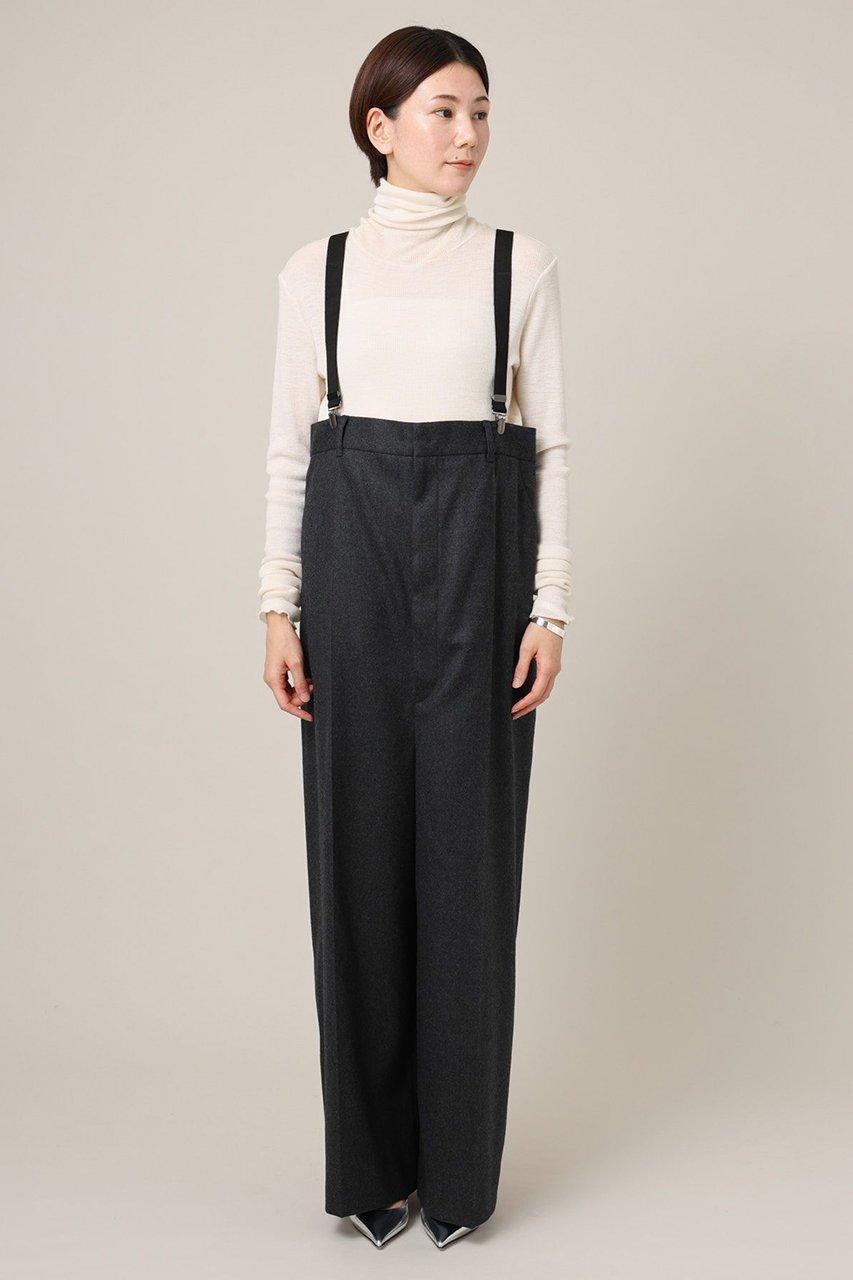 【カレンソロジー/Curensology】のウールサロペットパンツ 人気、トレンドファッション・服の通販 founy(ファニー) 　ファッション　Fashion　レディースファッション　Ladies' Fashion Online　サスペンダー　Suspenders　ショート　Short　ストレッチ　Stretch　マニッシュ　Mannish　other-4|ID: prp329100004200940 ipo3291000000032615333