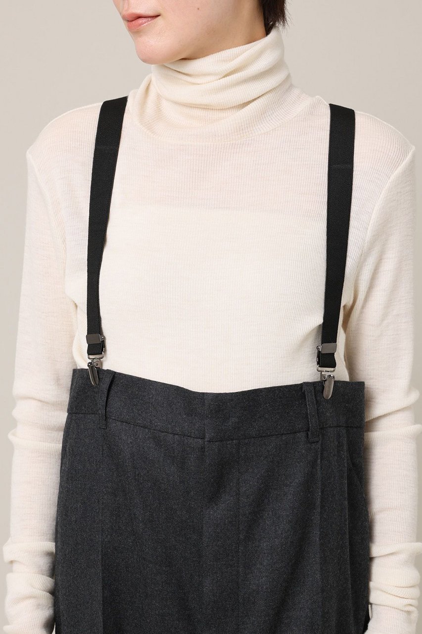 【カレンソロジー/Curensology】のウールサロペットパンツ 人気、トレンドファッション・服の通販 founy(ファニー) 　ファッション　Fashion　レディースファッション　Ladies' Fashion Online　サスペンダー　Suspenders　ショート　Short　ストレッチ　Stretch　マニッシュ　Mannish　other-7|ID: prp329100004200940 ipo3291000000032615336