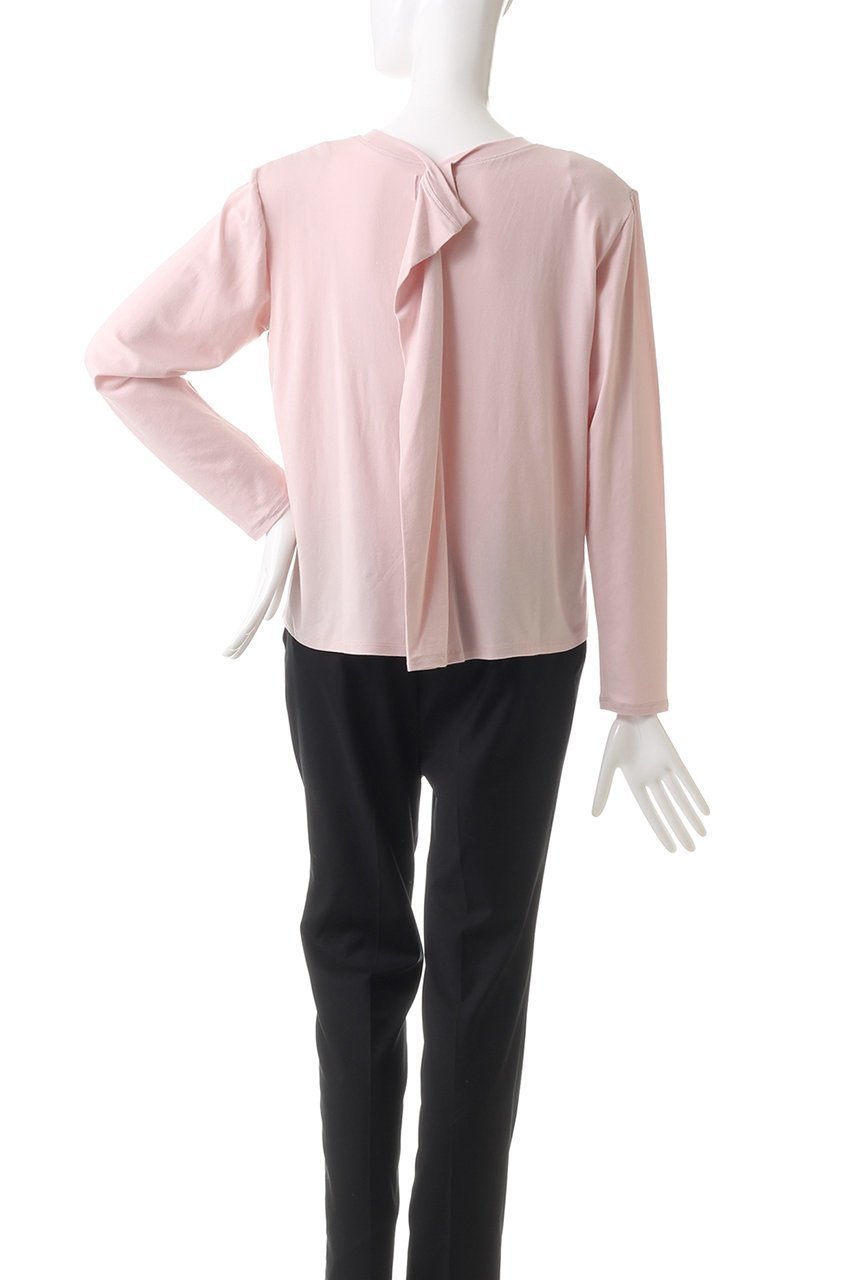 【ティーチ/TEECHI】の「バックフィンT」シルキーストレッチ ロング 人気、トレンドファッション・服の通販 founy(ファニー) 　ファッション　Fashion　レディースファッション　WOMEN　トップス・カットソー　Tops/Tshirt　シャツ/ブラウス　Shirts/Blouses　ロング / Tシャツ　T-Shirts　カットソー　Cut and Sewn　おすすめ　Recommend　とろみ　Thickness　インナー　Inner　シンプル　Simple　ストレッチ　Stretch　スリーブ　Sleeve　ロング　Long　長袖　Long Sleeve　other-4|ID: prp329100004200941 ipo3291000000031389672