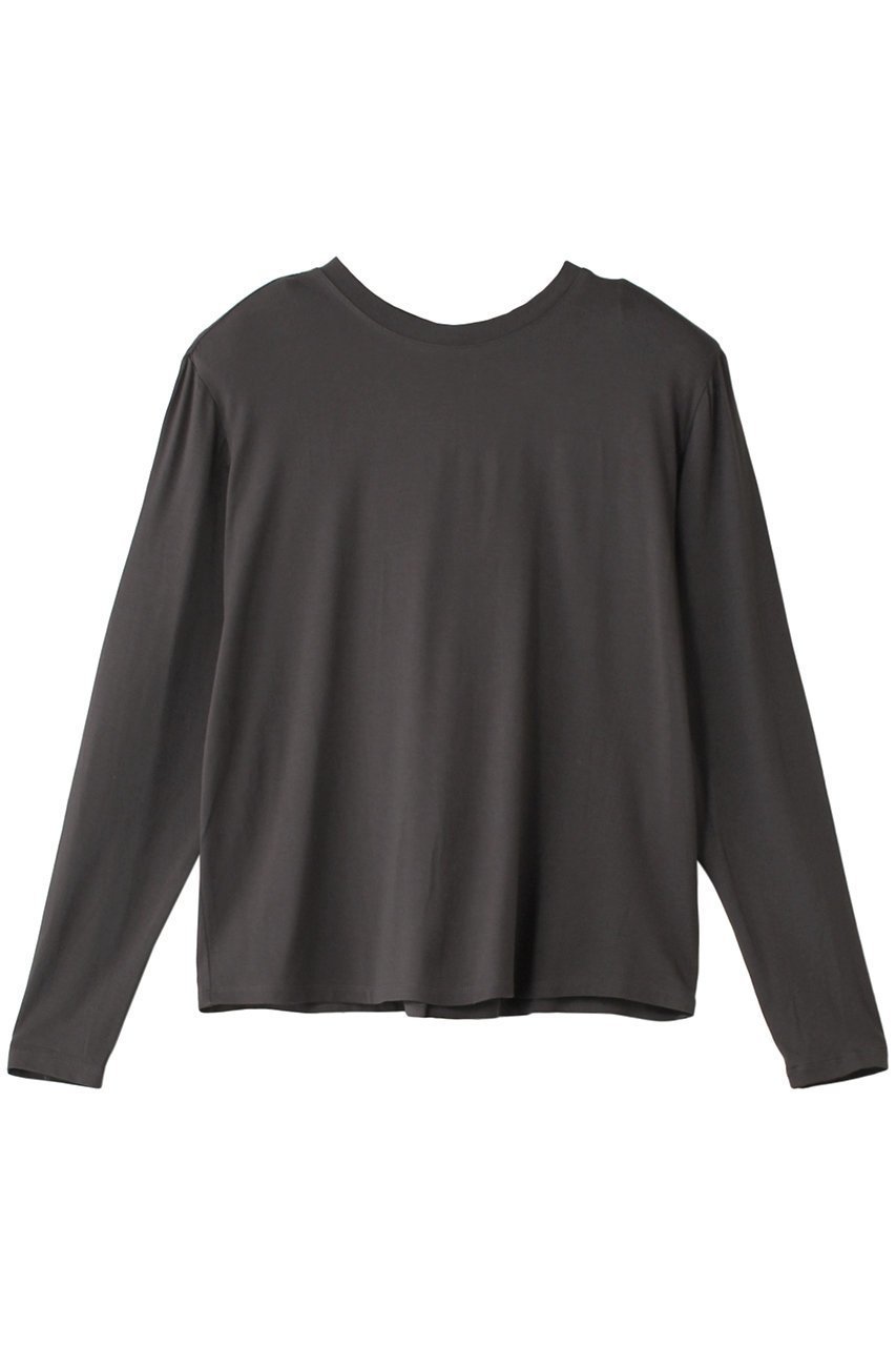 【ティーチ/TEECHI】の「バックフィンT」シルキーストレッチ ロング 人気、トレンドファッション・服の通販 founy(ファニー) 　ファッション　Fashion　レディースファッション　Fashion for Women　トップス・カットソー　Cut & Sew Tops　シャツ・ブラウス・オフィスカジュアル　Elegant Blouses & Button-Ups　ロングTシャツ・Tシャツ　Longline T-Shirts & Tees　カットソー・ベーシックTシャツ　Cut-and-Sewn Tops / Stretch Tees & Basics　おすすめ　Recommended / Our Picks　とろみ　Fluid, Flowy Fabric　インナー　Innerwear　シンプル　Simple, Minimal　ストレッチ　Stretch, Stretchy Fabric　スリーブ　Sleeve, Long Sleeve / Short Sleeve　ロング　Long, Long-Length　長袖　Long Sleeve, Full Sleeve　 other-1|ID: prp329100004200941 ipo3291000000032893885