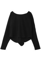 【ティーチ/TEECHI】の「バックシャンワンショル」ウールジャージ ブラック|ID: prp329100004200942 ipo3291000000032918368