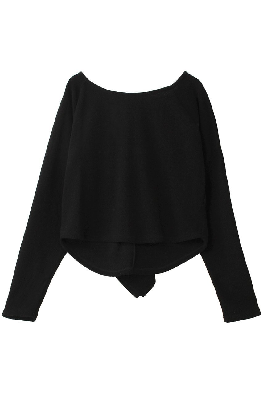 【ティーチ/TEECHI】の「バックシャンワンショル」ウールジャージ インテリア・キッズ・メンズ・レディースファッション・服の通販 founy(ファニー) 　ファッション　Fashion　レディースファッション　Fashion for Women　トップス・カットソー　Cut & Sew Tops　ニット　Knit Tops & Sweaters　カジュアルプルオーバー・ニットトップス　Pullovers & Knit Tops / Casual Pullovers　ショルダー　Shoulder, Shoulder Strap　ストレッチ　Stretch, Stretchy Fabric　再入荷　Restock / Back in Stock　A/W・秋冬　Autumn/Winter　ブラック|ID: prp329100004200942 ipo3291000000032918368