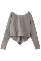 【ティーチ/TEECHI】の「バックシャンワンショル」ウールジャージ グレー|ID: prp329100004200942 ipo3291000000032918373