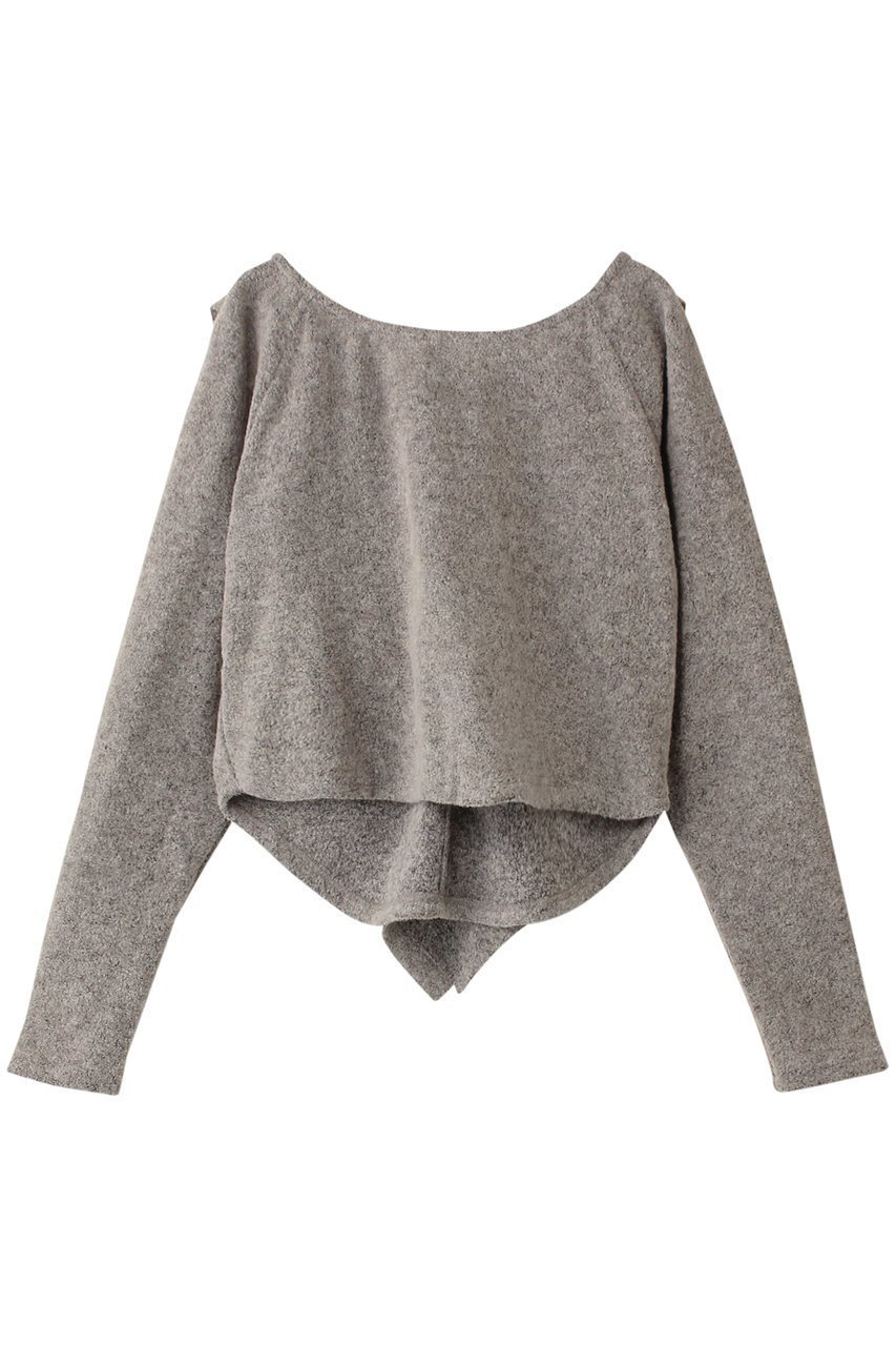 【ティーチ/TEECHI】の「バックシャンワンショル」ウールジャージ インテリア・キッズ・メンズ・レディースファッション・服の通販 founy(ファニー) 　ファッション　Fashion　レディースファッション　Fashion for Women　トップス・カットソー　Cut & Sew Tops　ニット　Knit Tops & Sweaters　カジュアルプルオーバー・ニットトップス　Pullovers & Knit Tops / Casual Pullovers　ショルダー　Shoulder, Shoulder Strap　ストレッチ　Stretch, Stretchy Fabric　再入荷　Restock / Back in Stock　A/W・秋冬　Autumn/Winter　グレー|ID: prp329100004200942 ipo3291000000032918373