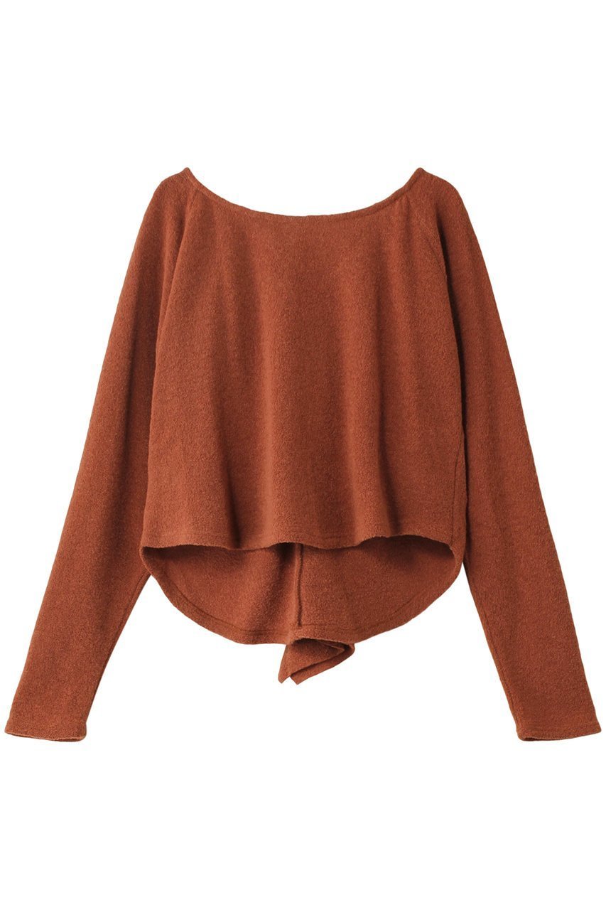 【ティーチ/TEECHI】の「バックシャンワンショル」ウールジャージ インテリア・キッズ・メンズ・レディースファッション・服の通販 founy(ファニー) 　ファッション　Fashion　レディースファッション　Fashion for Women　トップス・カットソー　Cut & Sew Tops　ニット　Knit Tops & Sweaters　カジュアルプルオーバー・ニットトップス　Pullovers & Knit Tops / Casual Pullovers　ショルダー　Shoulder, Shoulder Strap　ストレッチ　Stretch, Stretchy Fabric　再入荷　Restock / Back in Stock　A/W・秋冬　Autumn/Winter　テラコッタ|ID: prp329100004200942 ipo3291000000032918382