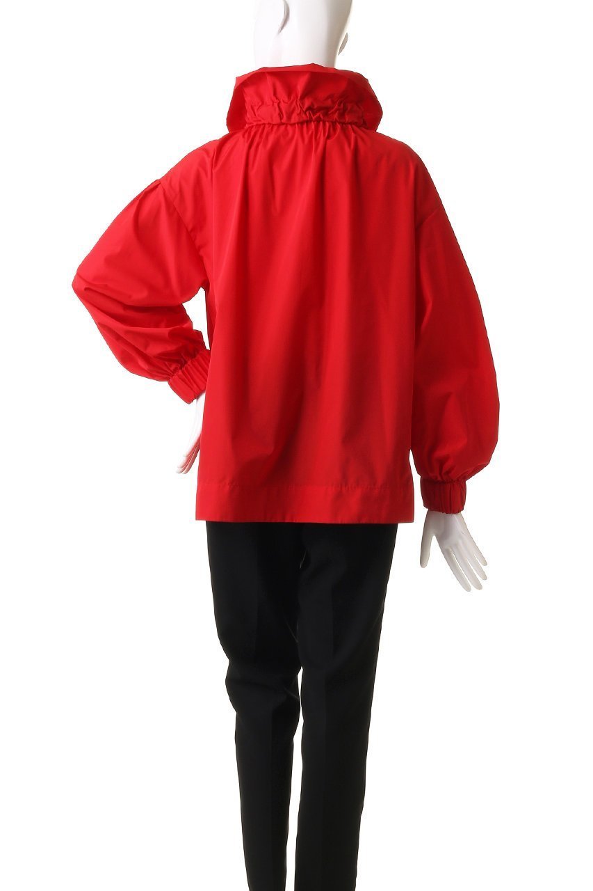 【ティーチ/TEECHI】の「ギャザリングリボンブラウス」リュクスタフタ 人気、トレンドファッション・服の通販 founy(ファニー) 　ファッション　Fashion　レディースファッション　Fashion for Women　トップス・カットソー　Cut & Sew Tops　シャツ・ブラウス・オフィスカジュアル　Elegant Blouses & Button-Ups　おすすめ　Recommended / Our Picks　ギャザー　Gathered, Ruffled　ジャケット　Jacket, Outerwear　スリーブ　Sleeve, Long Sleeve / Short Sleeve　タフタ　Taffeta, Structured Fabric　ハイネック　High Neck, Mock Neck　リボン　Ribbon, Bow　ロング　Long, Long-Length　other-4|ID: prp329100004200944 ipo3291000000032889438