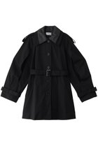 【ティーチ/TEECHI】の「ジャストキディングトレンチコート」チノコットン 人気、トレンドファッション・服の通販 founy(ファニー) ファッション Fashion レディースファッション Fashion for Women アウター Coat / Outerwear Collection コート・ロングコート・ピーコート Long Coats, Peacoats & More トレンチコート / 春秋の定番アウター Trench Coats スリット Slit, Slit Detail デニム Denim, Jeans Material ロング Long, Long-Length thumbnail ブラック|ID: prp329100004200948 ipo3291000000032943308