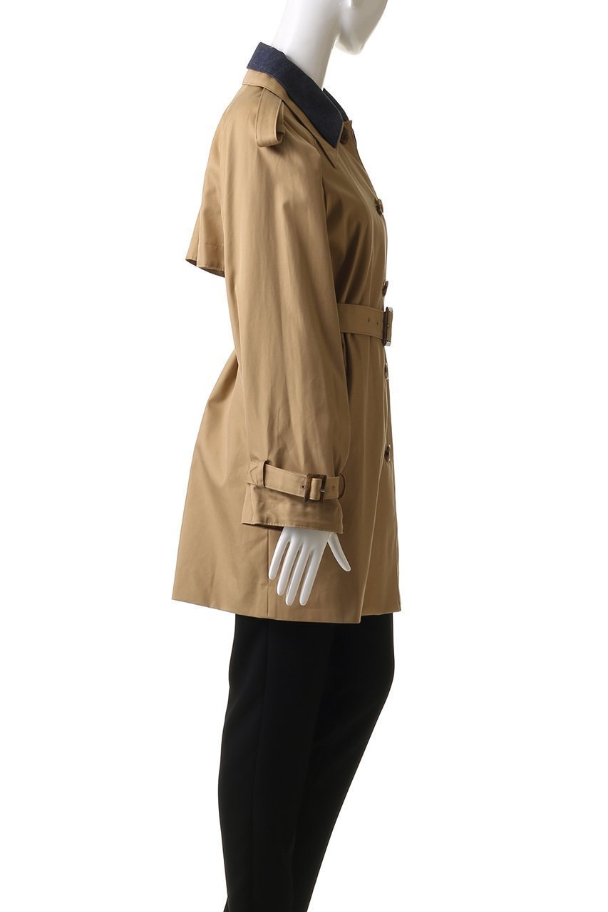 【ティーチ/TEECHI】の「ジャストキディングトレンチコート」チノコットン 人気、トレンドファッション・服の通販 founy(ファニー) ファッション Fashion レディースファッション Fashion for Women アウター Coat / Outerwear Collection コート・ロングコート・ピーコート Long Coats, Peacoats & More トレンチコート / 春秋の定番アウター Trench Coats スリット Slit, Slit Detail デニム Denim, Jeans Material ロング Long, Long-Length 再入荷 Restock / Back in Stock other-3|ID: prp329100004200948 ipo3291000000035489940