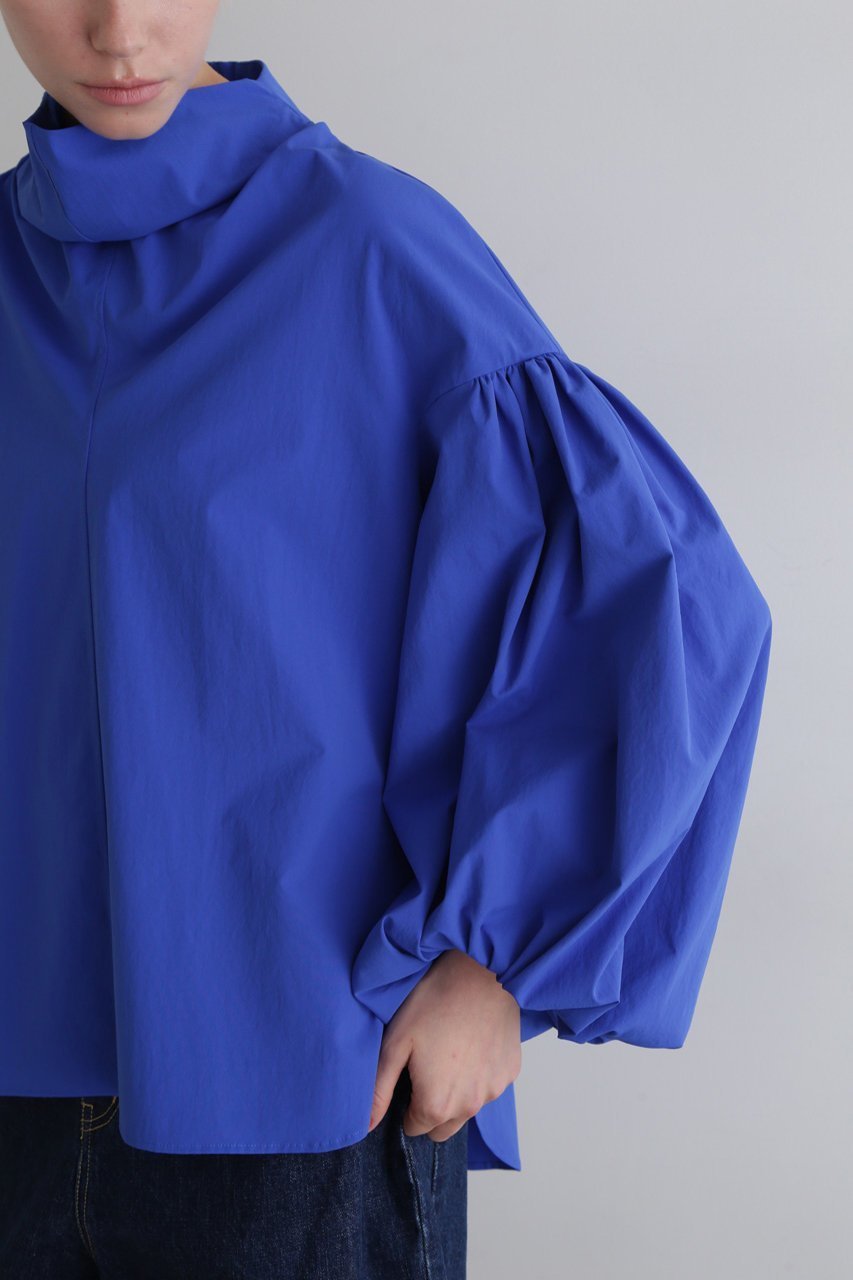 【ル フィル/LE PHIL】のソフトタイプライターブラウス 人気、トレンドファッション・服の通販 founy(ファニー) 　ファッション　Fashion　レディースファッション　WOMEN　トップス・カットソー　Tops/Tshirt　シャツ/ブラウス　Shirts/Blouses　エアリー　Airy　シアー　Sheer　スリーブ　Sleeve　タフタ　Taffeta　ハイネック　High Neck　ビッグ　Big　ロング　Long　ワイド　Wide　other-5|ID: prp329100004200959 ipo3291000000031389874