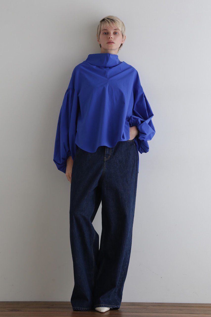 【ル フィル/LE PHIL】のソフトタイプライターブラウス 人気、トレンドファッション・服の通販 founy(ファニー) 　ファッション　Fashion　レディースファッション　WOMEN　トップス・カットソー　Tops/Tshirt　シャツ/ブラウス　Shirts/Blouses　エアリー　Airy　シアー　Sheer　スリーブ　Sleeve　タフタ　Taffeta　ハイネック　High Neck　ビッグ　Big　ロング　Long　ワイド　Wide　other-8|ID: prp329100004200959 ipo3291000000031389880
