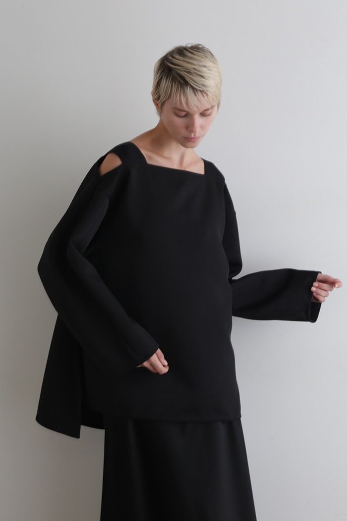 【ル フィル/LE PHIL】のヘビーツイル裏起毛ブラウス インテリア・キッズ・メンズ・レディースファッション・服の通販 founy(ファニー) https://founy.com/ ファッション Fashion レディースファッション Fashion for Women トップス・カットソー Cut & Sew Tops シャツ・ブラウス・オフィスカジュアル Elegant Blouses & Button-Ups インナー Innerwear ショルダー Shoulder, Shoulder Strap スリーブ Sleeve, Long Sleeve / Short Sleeve ツイル Twist, Twisted Detail フォルム Silhouette, Form リラックス Relax, Relaxed Fit ロング Long, Long-Length 羽織 Haori, Light Jacket |ID: prp329100004200964 ipo3291000000035063501