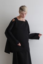 【ル フィル/LE PHIL】のヘビーツイル裏起毛ブラウス ブラック|ID: prp329100004200964 ipo3291000000035063503