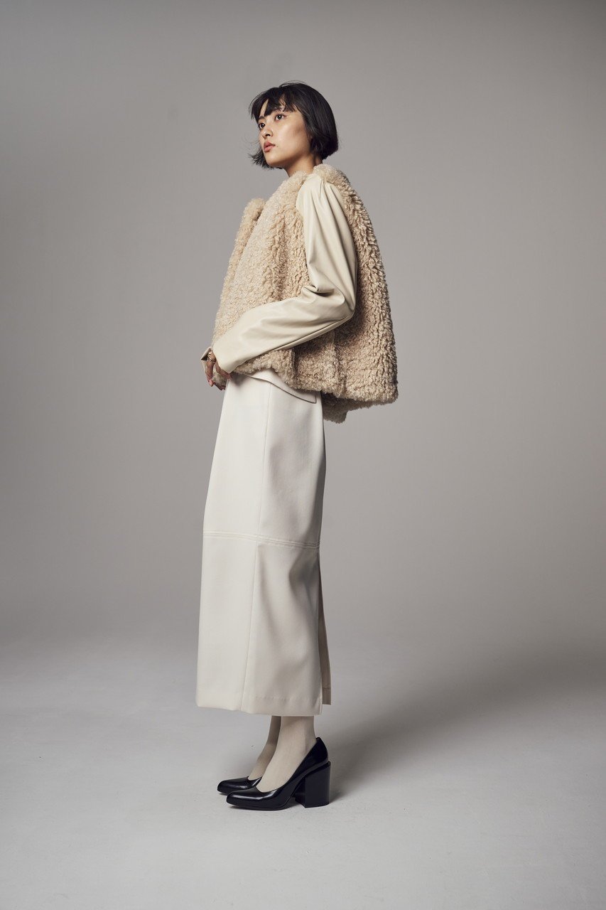 【ティーチ/TEECHI】の「ロングレッグペンシルスカート」スペリオウールミックス 人気、トレンドファッション・服の通販 founy(ファニー) 　ファッション　Fashion　レディースファッション　Fashion for Women　スカート　Skirts　ロングスカート　Long Skirts / Maxi & Midi Skirts　ストレート　Straight, Straight Cut　スリット　Slit, Slit Detail　ペンシル　Pencil, Pencil Skirt　ロング　Long, Long-Length　再入荷　Restock / Back in Stock　other-8|ID: prp329100004200970 ipo3291000000035345115