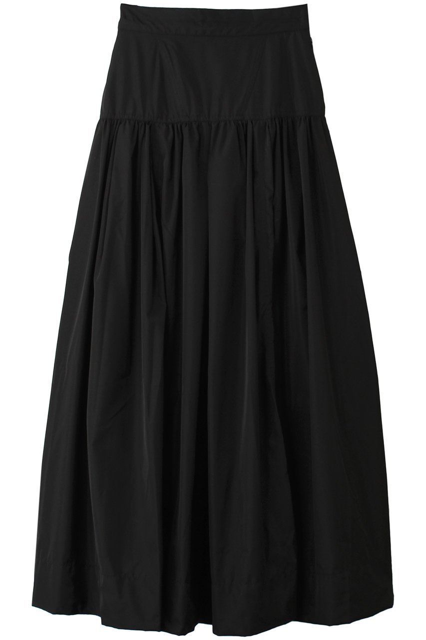 【ティーチ/TEECHI】の「ケアフリーギャザースカート」リュクスタフタ インテリア・キッズ・メンズ・レディースファッション・服の通販 founy(ファニー) 　ファッション　Fashion　レディースファッション　Fashion for Women　スカート　Skirts　エレガント 上品　Elegant　ギャザー　Gathered, Ruffled　シンプル　Simple, Minimal　タフタ　Taffeta, Structured Fabric　フェミニン　Feminine, Girly　リュクス　Luxury, Elegant, High-End, Chic　ロング　Long, Long-Length　ブラック|ID: prp329100004200971 ipo3291000000032823675