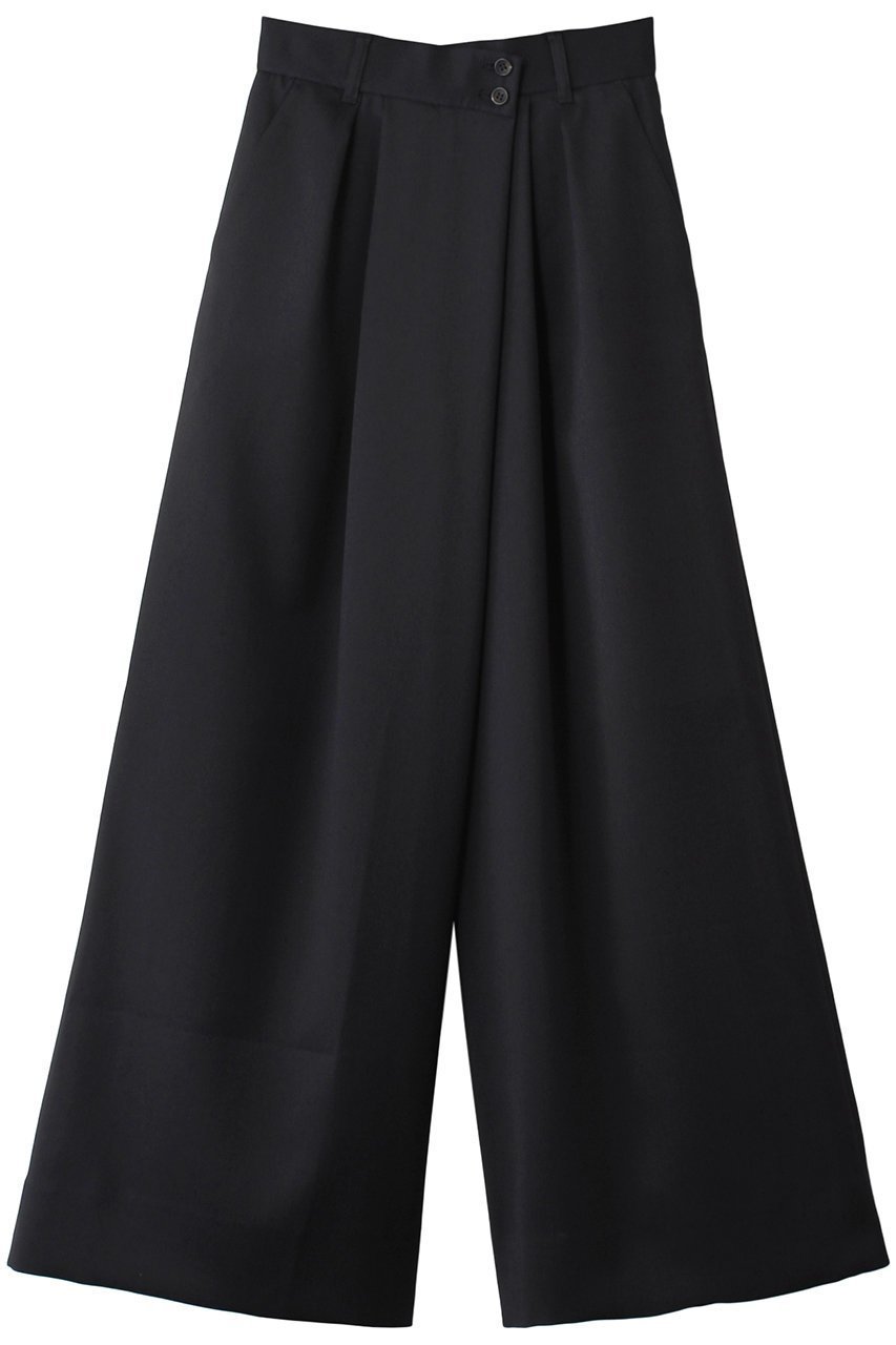 【ティーチ/TEECHI】の「ニュースタンダードワイドパンツ」スペリオウールミックス インテリア・キッズ・メンズ・レディースファッション・服の通販 founy(ファニー) 　ファッション　Fashion　レディースファッション　Fashion for Women　パンツ　Pants & Trousers　おすすめ　Recommended / Our Picks　アシンメトリー　Asymmetrical Style　ジャケット　Jacket, Outerwear　セットアップ　Set-Up, Coordinated Outfit　フレア　Flare, Flared　フロント　Front, Front Design　ミックス　Mix, Mixed Style　ラップ　Wrap, Wrap Design　ワイド　Wide, Wide Fit　再入荷　Restock / Back in Stock　ネイビー|ID: prp329100004200972 ipo3291000000035419551