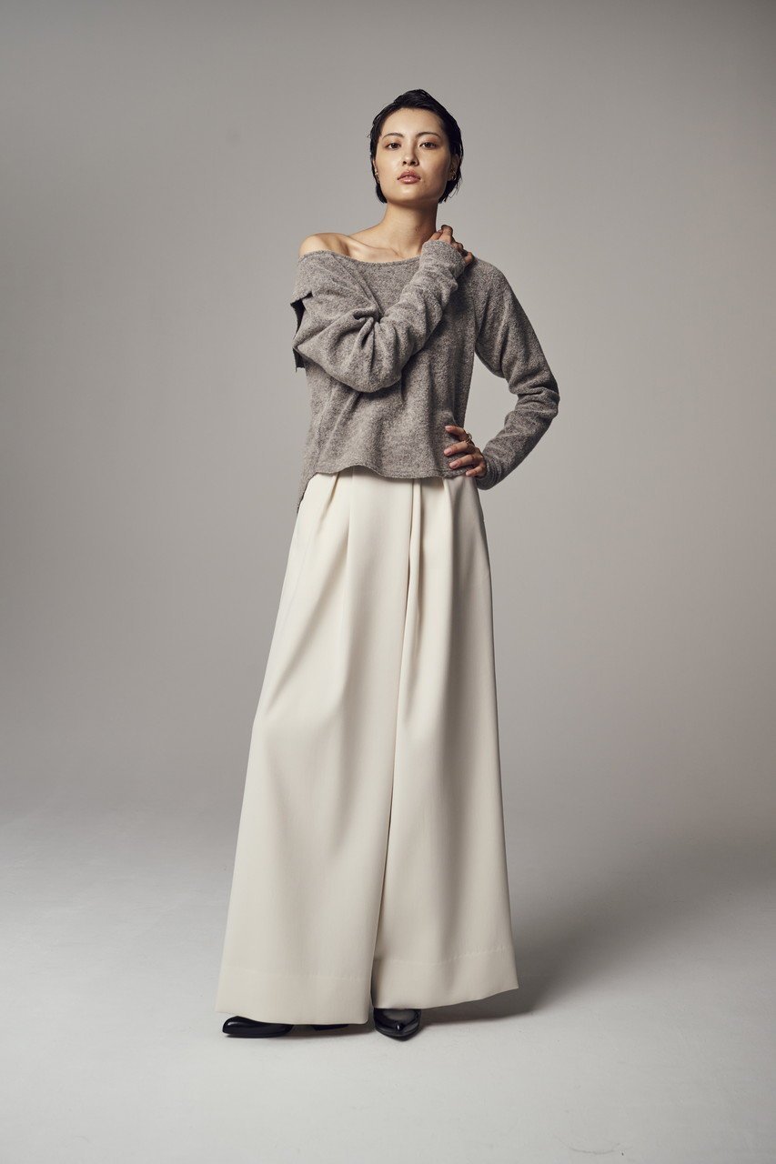 【ティーチ/TEECHI】の「ニュースタンダードワイドパンツ」スペリオウールミックス 人気、トレンドファッション・服の通販 founy(ファニー) 　ファッション　Fashion　レディースファッション　Fashion for Women　パンツ　Pants & Trousers　おすすめ　Recommended / Our Picks　アシンメトリー　Asymmetrical Style　ジャケット　Jacket, Outerwear　セットアップ　Set-Up, Coordinated Outfit　フレア　Flare, Flared　フロント　Front, Front Design　ミックス　Mix, Mixed Style　ラップ　Wrap, Wrap Design　ワイド　Wide, Wide Fit　再入荷　Restock / Back in Stock　other-8|ID: prp329100004200972 ipo3291000000035419559