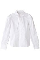 【ティーチ/TEECHI】の「スタンドアップブラウス」ソリッドコットン 人気、トレンドファッション・服の通販 founy(ファニー) ファッション Fashion レディースファッション Fashion for Women トップス・カットソー Cut & Sew Tops シャツ・ブラウス・オフィスカジュアル Elegant Blouses & Button-Ups クラシカル Classical, Vintage-Inspired シェイプ Shape, Slim Fit スリーブ Sleeve, Long Sleeve / Short Sleeve パーティ Party, Party Style フェミニン Feminine, Girly ロング Long, Long-Length 再入荷 Restock / Back in Stock thumbnail ホワイト|ID: prp329100004200974 ipo3291000000035719785