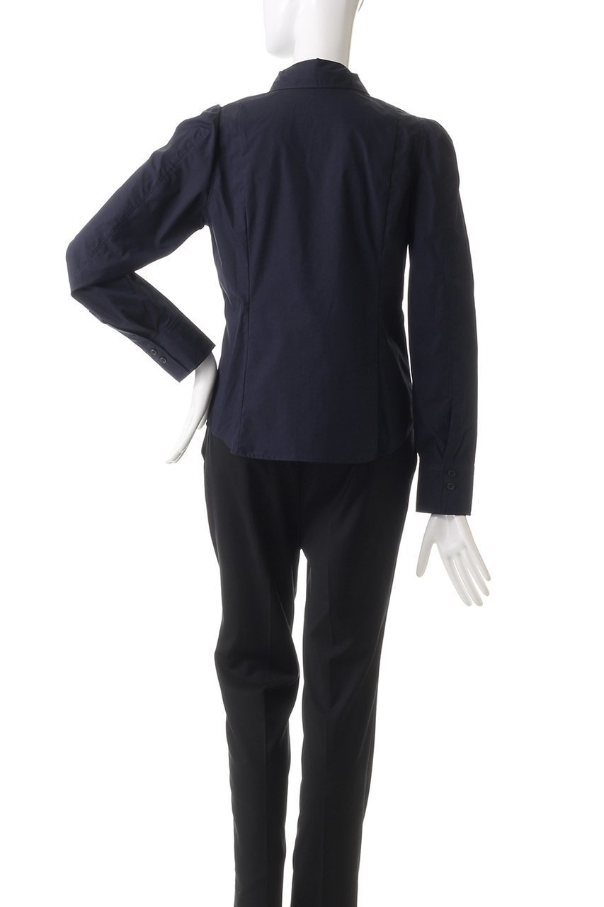 【ティーチ/TEECHI】の「スタンドアップブラウス」ソリッドコットン 人気、トレンドファッション・服の通販 founy(ファニー) 　ファッション　Fashion　レディースファッション　Fashion for Women　トップス・カットソー　Cut & Sew Tops　シャツ・ブラウス・オフィスカジュアル　Elegant Blouses & Button-Ups　クラシカル　Classical, Vintage-Inspired　シェイプ　Shape, Slim Fit　スリーブ　Sleeve, Long Sleeve / Short Sleeve　パーティ　Party, Party Style　フェミニン　Feminine, Girly　ロング　Long, Long-Length　再入荷　Restock / Back in Stock　other-4|ID: prp329100004200974 ipo3291000000035719788