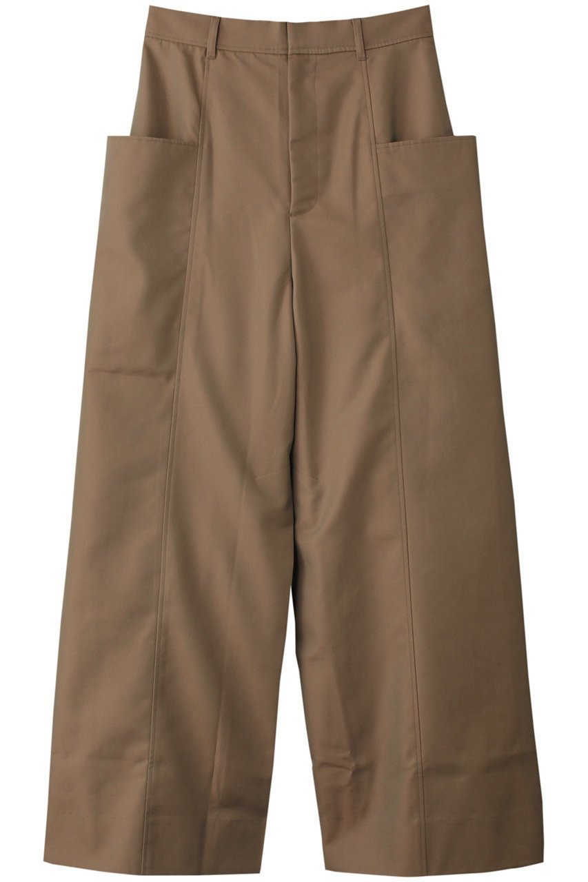 【ティーチ/TEECHI】の「ムービングベイカーパンツ」ドレスコットン インテリア・キッズ・メンズ・レディースファッション・服の通販 founy(ファニー) 　ファッション　Fashion　レディースファッション　Fashion for Women　パンツ　Pants & Trousers　スタイリッシュ　Stylish, Fashionable　ドレス　Dress, One-Piece　ポケット　Pocket, Pocket Detail　リュクス　Luxury, Elegant, High-End, Chic　ロング　Long, Long-Length　再入荷　Restock / Back in Stock　ブラウン|ID: prp329100004201009 ipo3291000000035419766